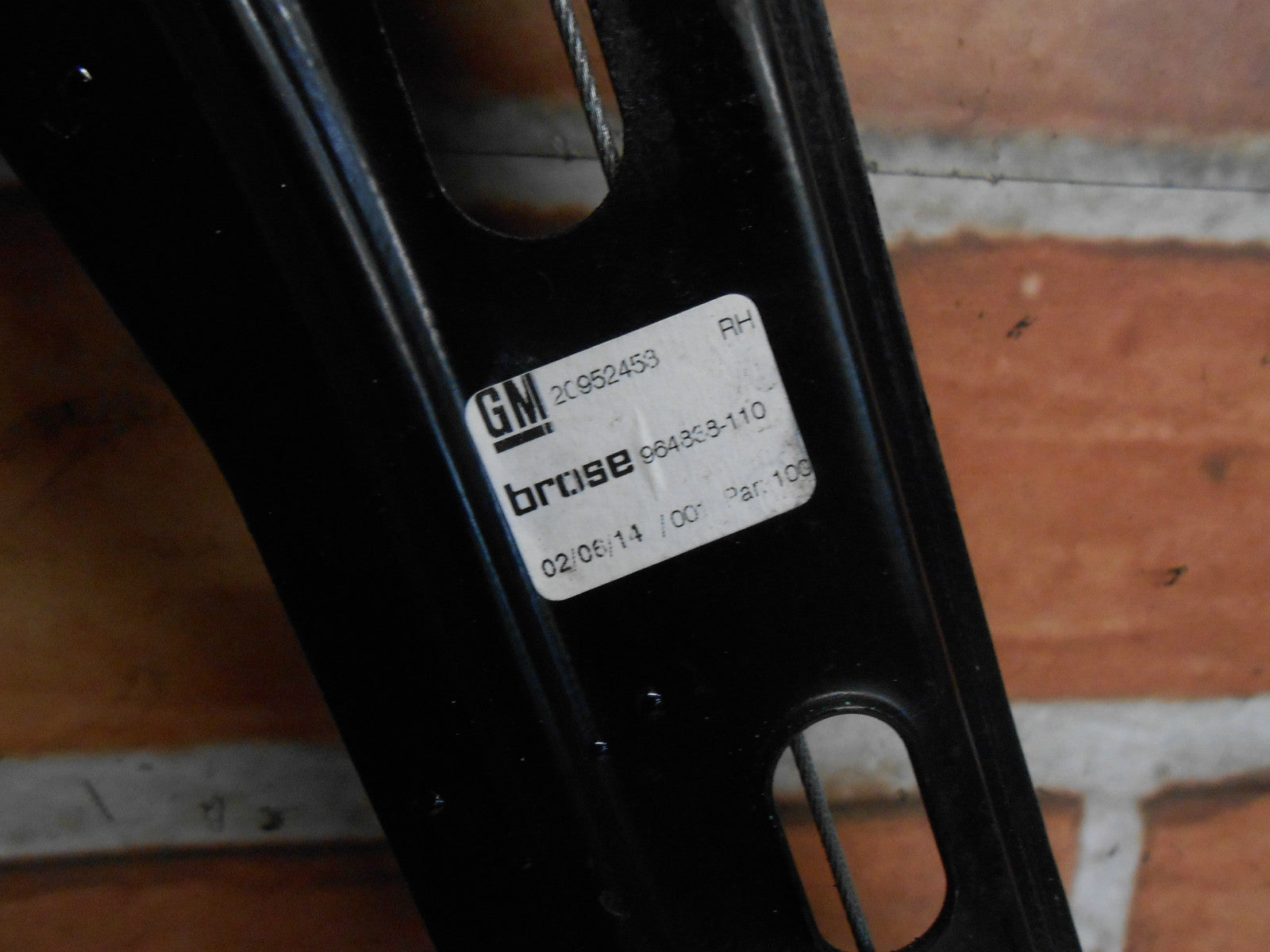 VAUXHALL INSIGNIA 2014 OSF DRIVER FRONT WINDOW REGULATOR MOTOR 20952453 20951582