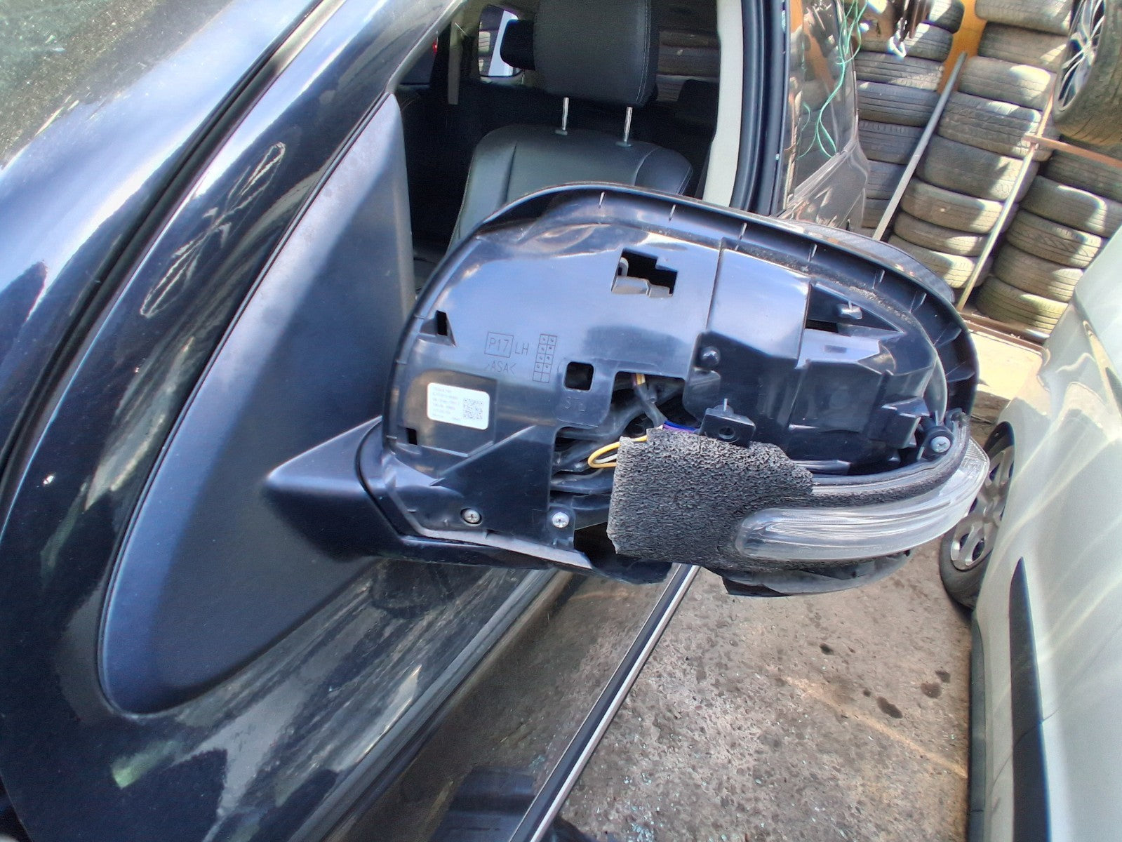 2018 MITSUBISHI OUTLANDER MK3 NSF PASSENGER SIDE WING MIRROR AMETHYST BLACK X42