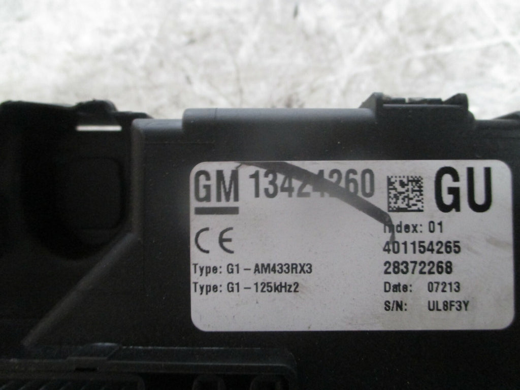 VAUXHALL CORSA D 2011 ECU ENGINE CONTROL MODULE 13424260