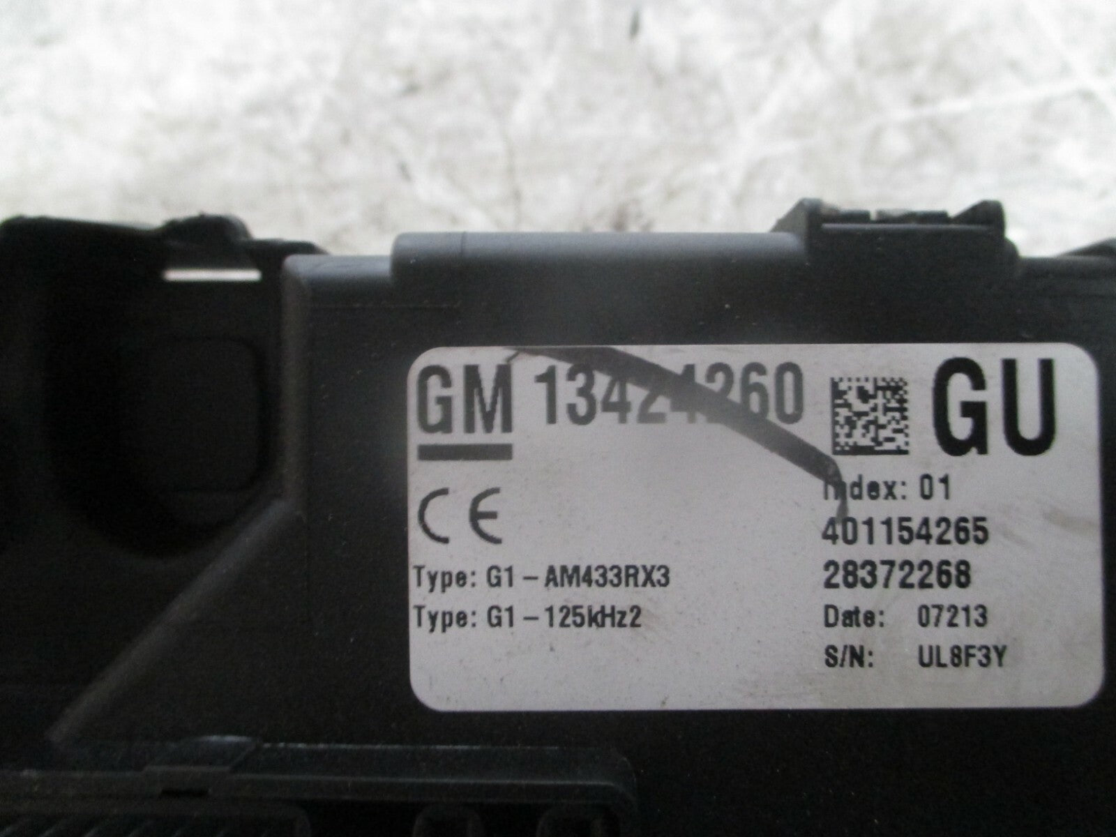 VAUXHALL CORSA D 2011 ECU ENGINE CONTROL MODULE 13424260
