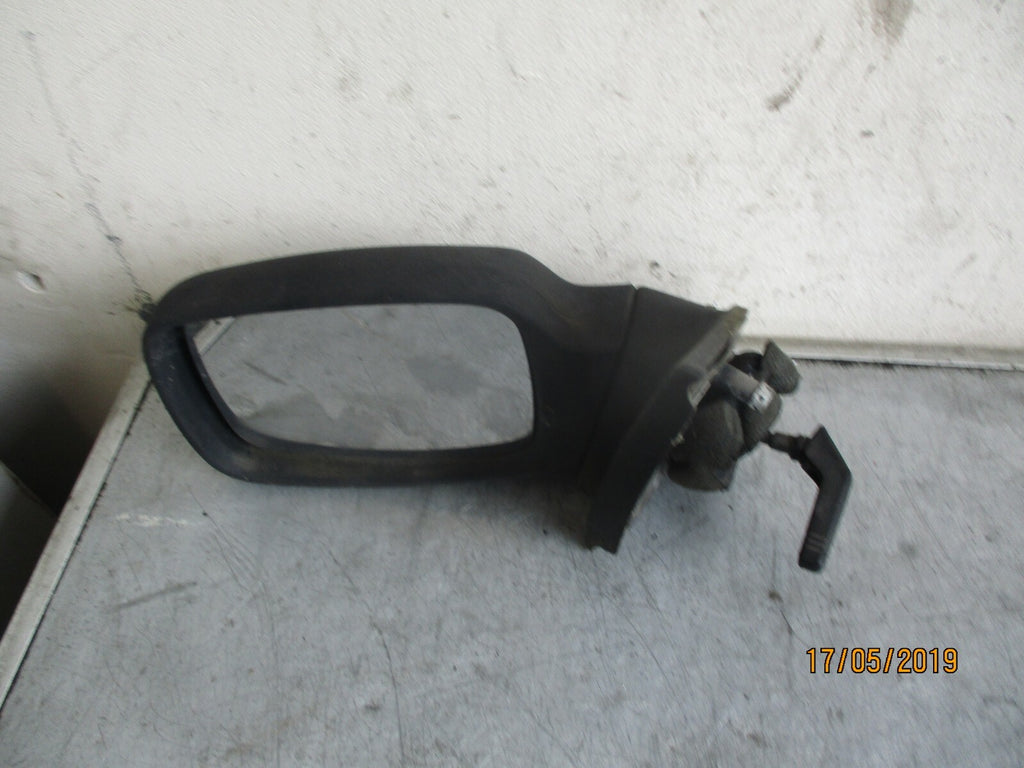 FORD FIESTA COURIER NS PASSENGER SIDE WING MIRROR MANUAL BLACK