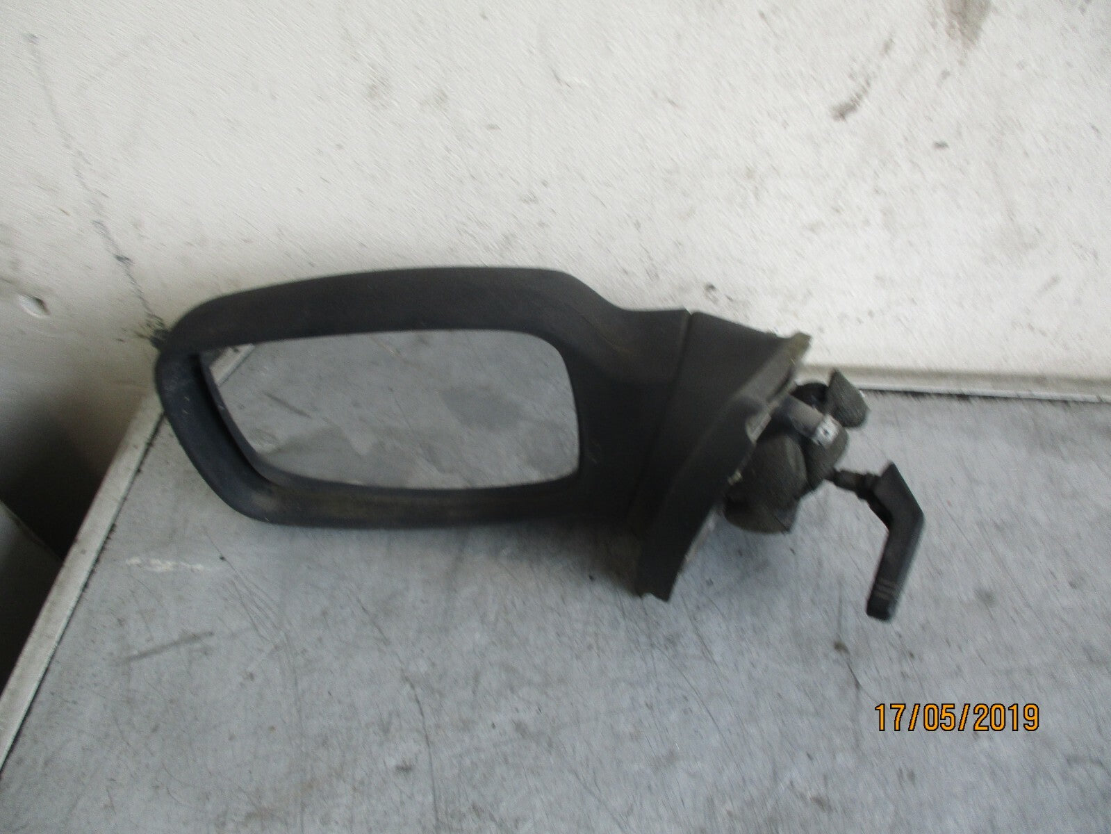 FORD FIESTA COURIER NS PASSENGER SIDE WING MIRROR MANUAL BLACK