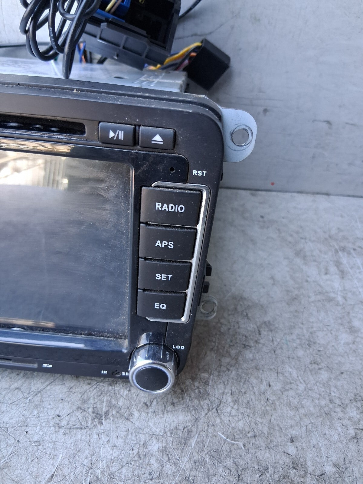 2009 SEAT LEON MK2 MULTIMEDIA DISPLAY SAT NAV SCREEN HEAD UNIT