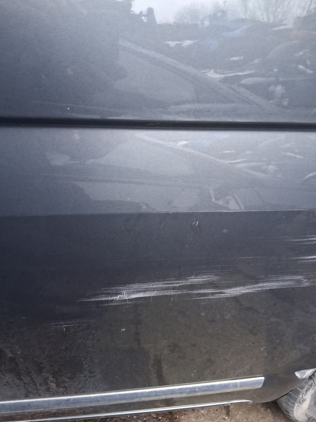 2023 VOLKSWAGEN CARAVELLE T6.1 OSF DRIVER SIDE FRONT RIGHT BARE DOOR GREY