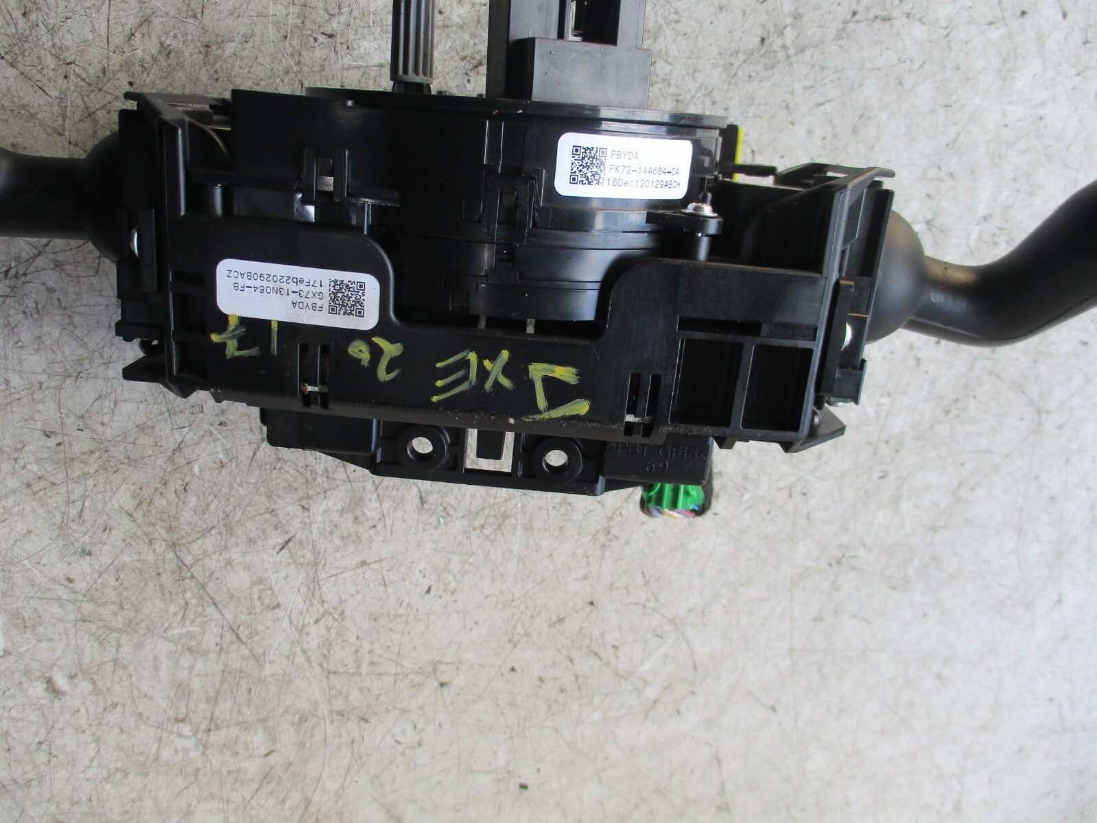 JAGUAR XE 2017 COMBINATION SWITCH STALK SQUIB GX7313N064FB