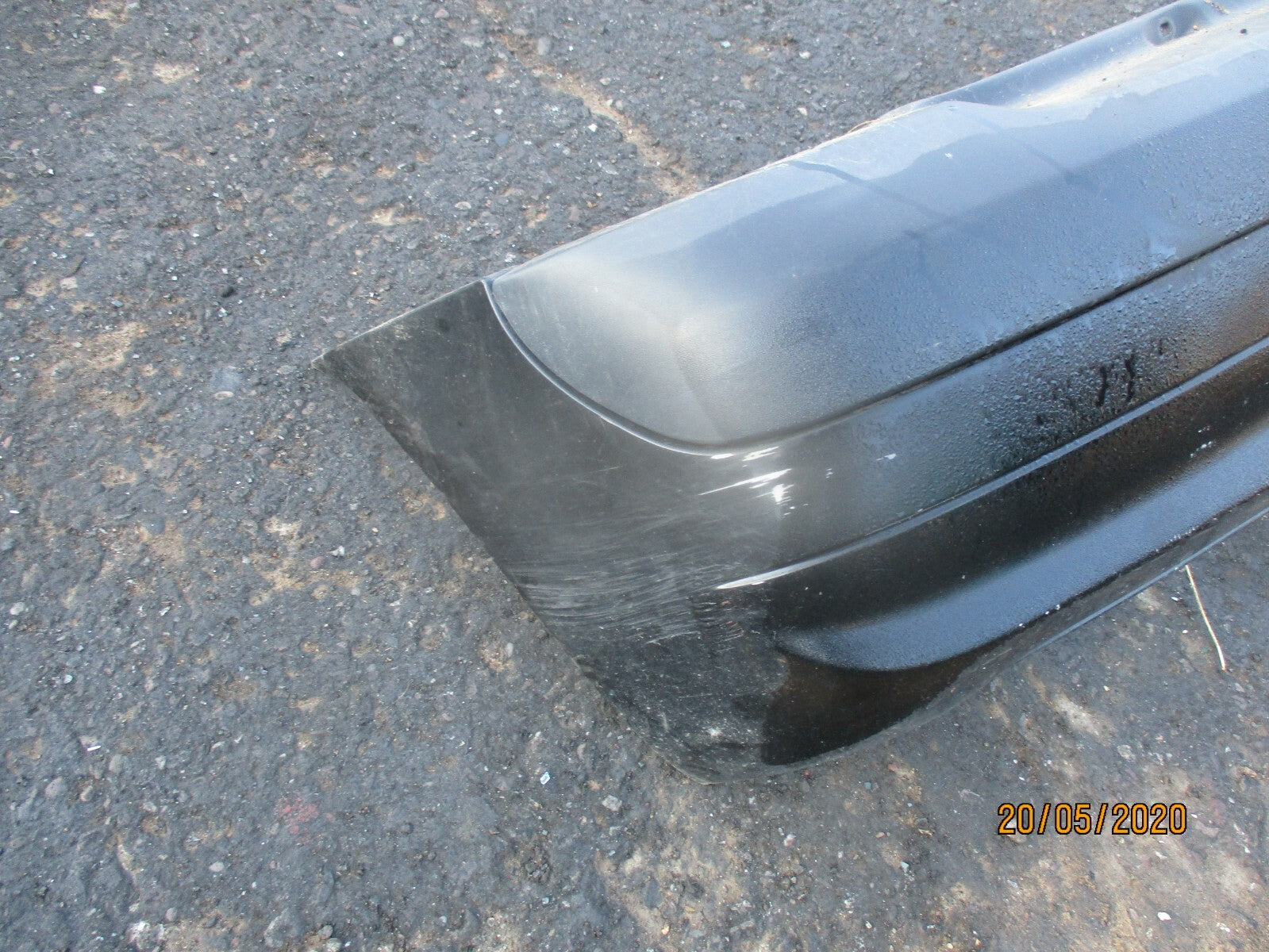 RENAULT CLIO MK2 2001 - 2005 FACELIFT REAR COMPLETE BUMPER BLACK