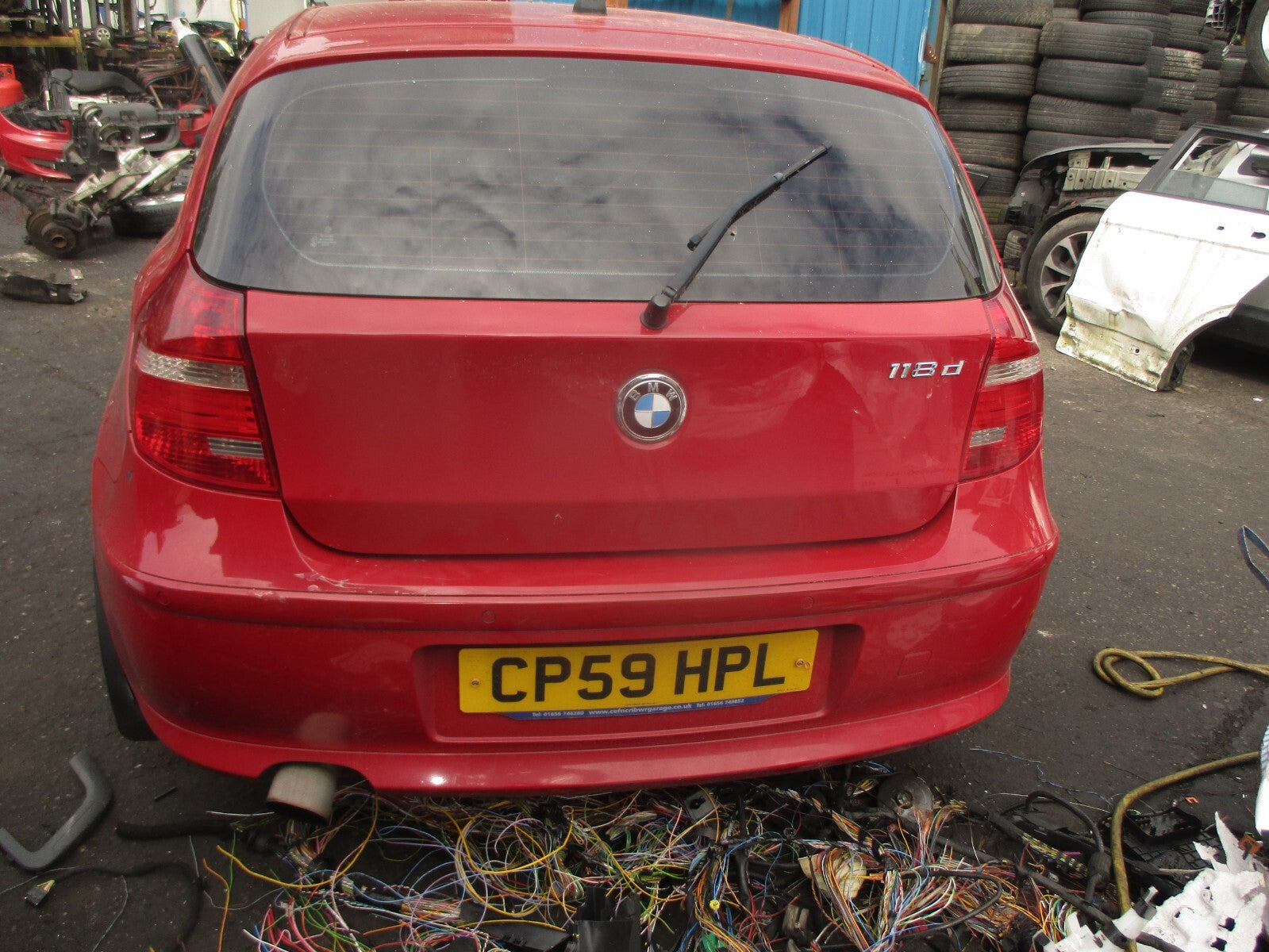 2009 BMW 1 SERIES E82 118D 16 INCH ALLOY WHEEL WITH TYRE 205/55R16 REF 4