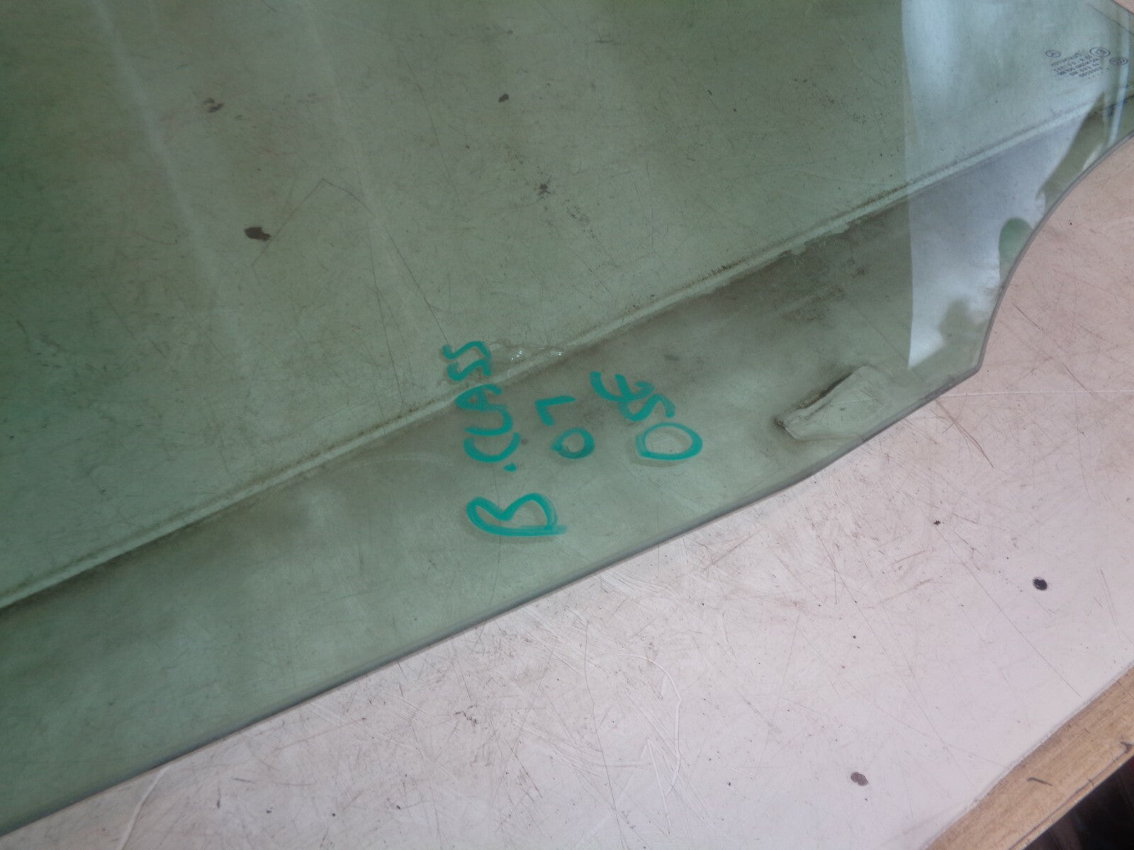MERCEDES BENZ B CLASS W245 2007 OSF DRIVER SIDE FRONT DOOR WINDOW GLASS