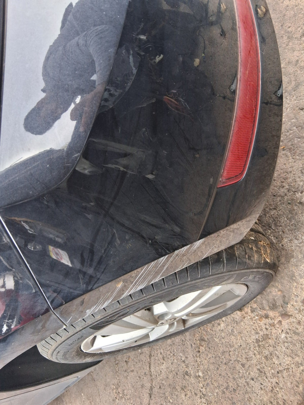 2020 SKODA FABIA MK3 NJ HATCHBACK COMPLETE REAR BUMPER WITH PDC SENSOR BLACK