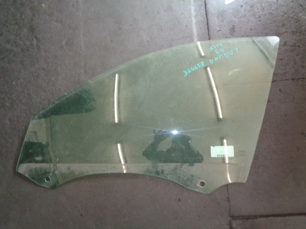 RENAULT LAGUNA MK2 2003 ESTATE  NSF PASSENGER SIDE FRONT DOOR WINDOW GLASS