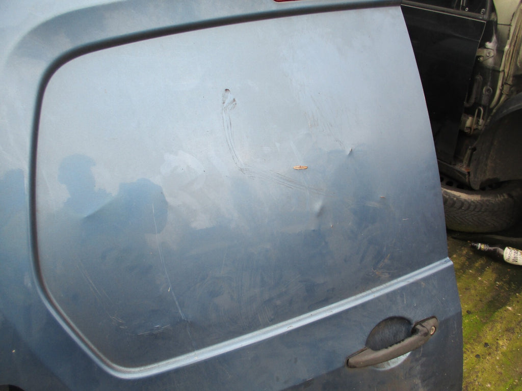 2009 PEUGEOT PARTNER MK2 NSR PASSENGER SIDE REAR COMPLETE DOOR BLUE