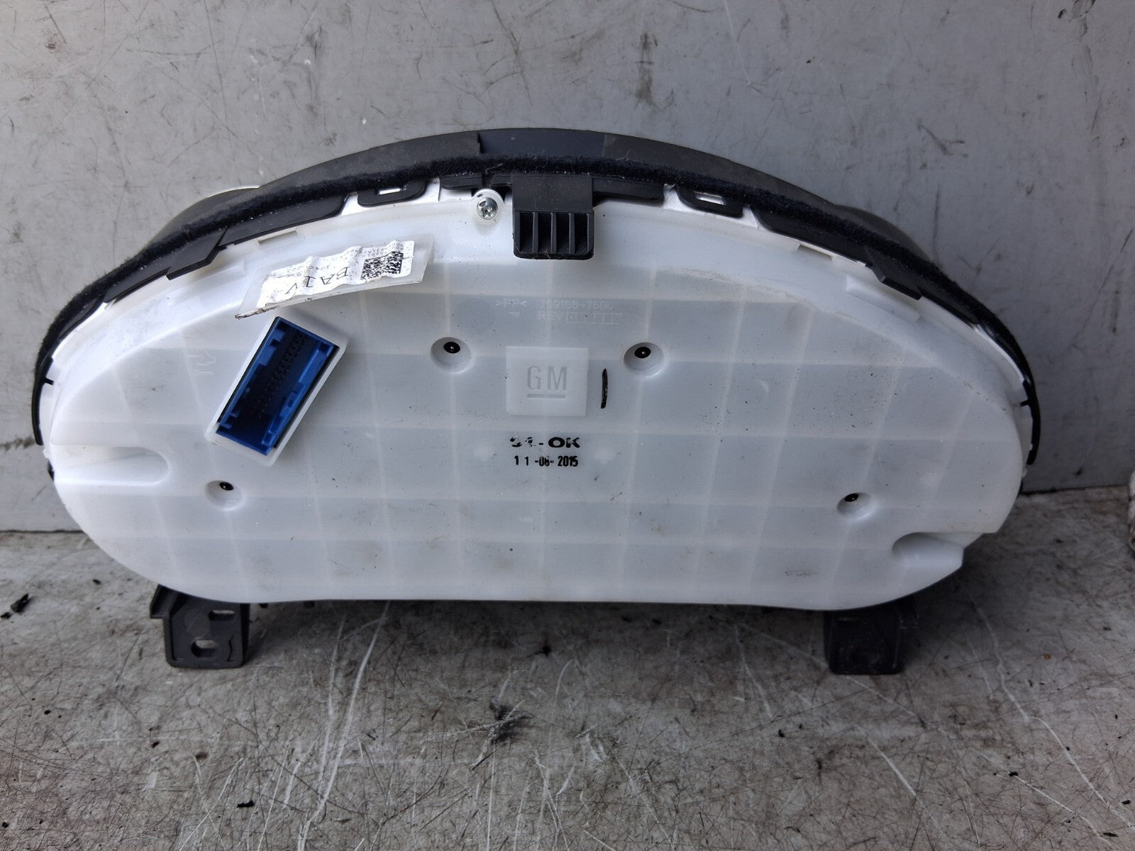 VAUXHALL ZAFIRA C 2016 1.6 DIESEL SPEEDO SPEEDOMETER INSTRUMENT CLUSTER 13460586