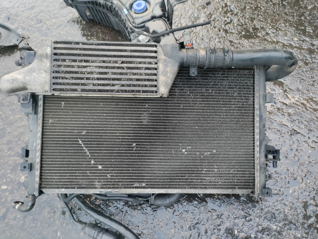 2007 VAUXHALL COMBO C 1.3 DIESEL INTER-COOLER & RADIATOR FAN RAD PACK 13193152
