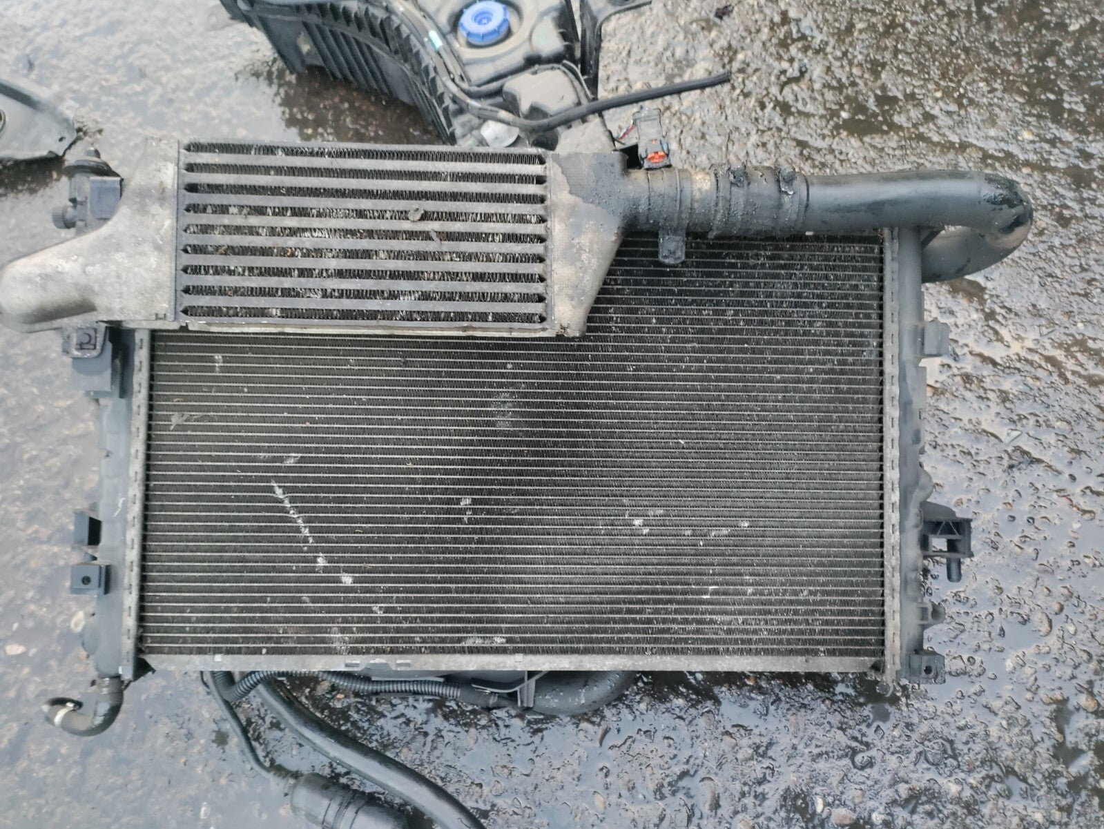 2007 VAUXHALL COMBO C 1.3 DIESEL INTER-COOLER & RADIATOR FAN RAD PACK 13193152