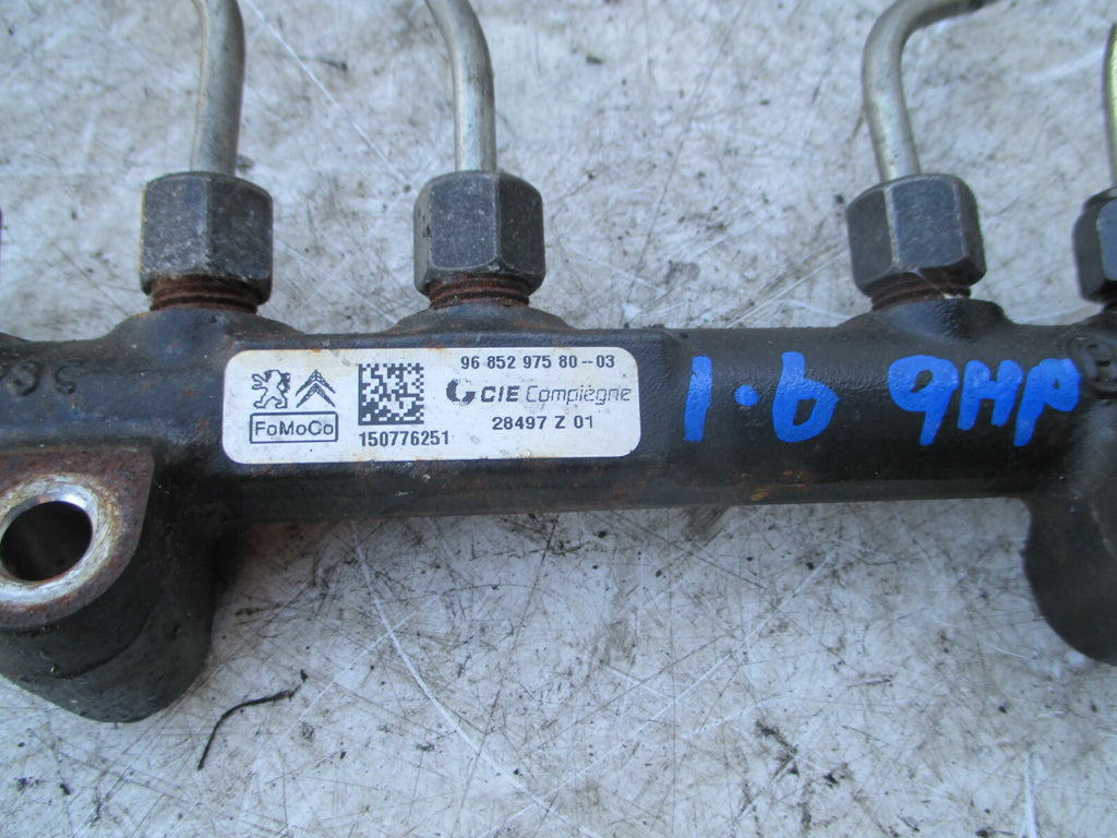 PEUGEOT CITROEN FORD 1.6 DIESEL FUEL RAIL 9685297580