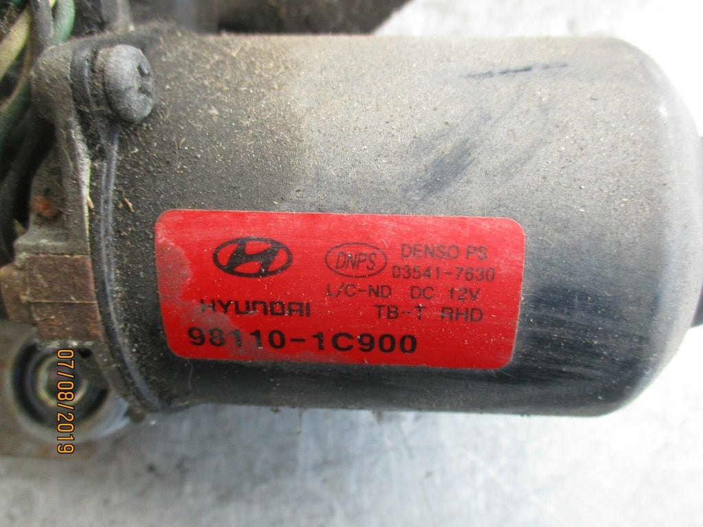 HYUNDAI GETZ TB FRONT WIPER MOTOR WITH LINKAGE MECH 981101C900