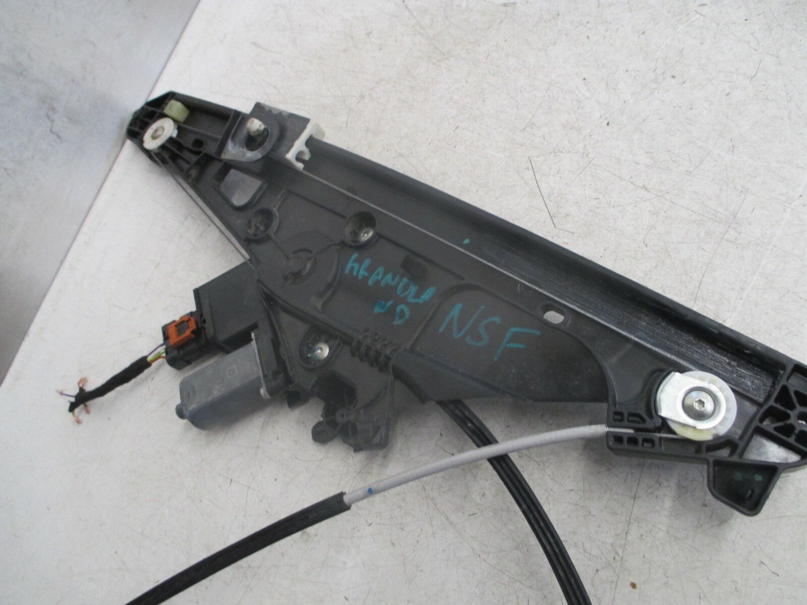 VAUXHALL GRANDLAND X 2018 NSF PASSENGER SIDE FRONT WINDOW MOTOR REGULATOR