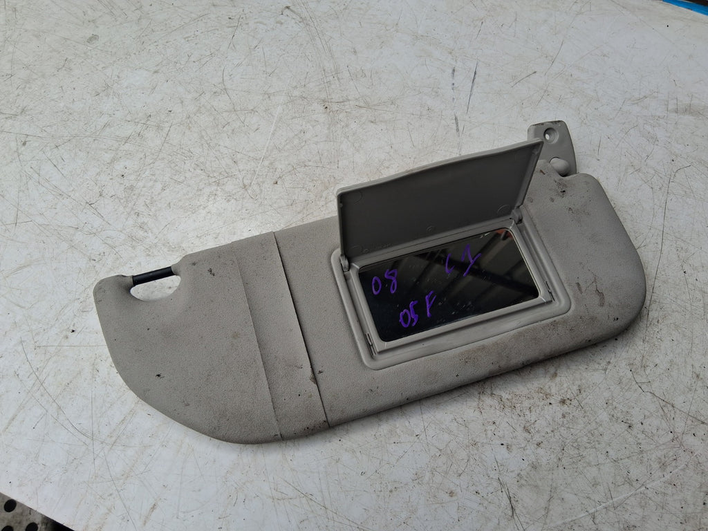 2008 CITROEN C1 MK1 OSF DRIVER SIDE FRONT INTERIOR SUN VISOR SHADE