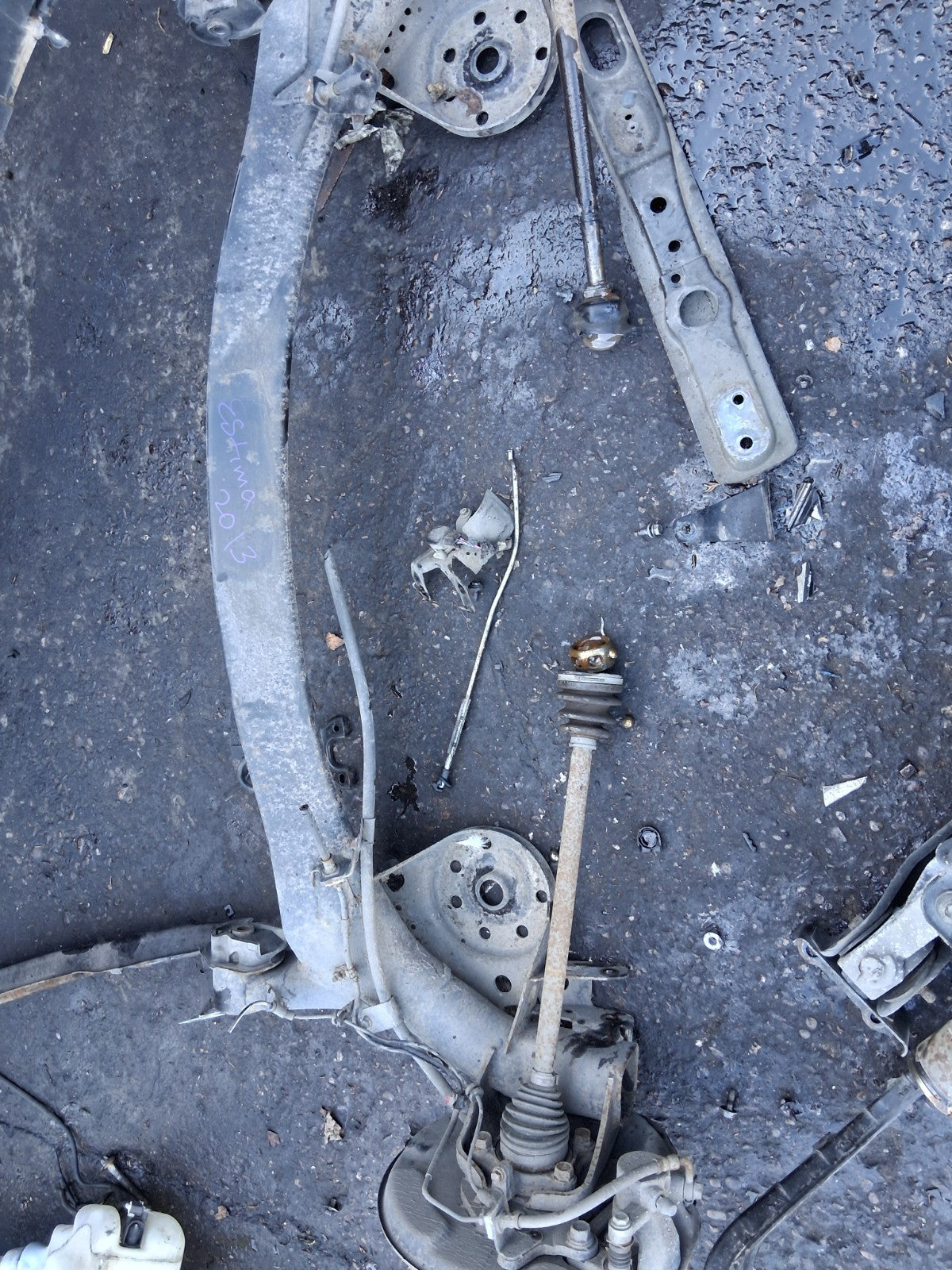 2013 TOYOTA ESTIMA MK3 HYBRID COMPLETE REAR AXLE DISC TYPE CALIPER
