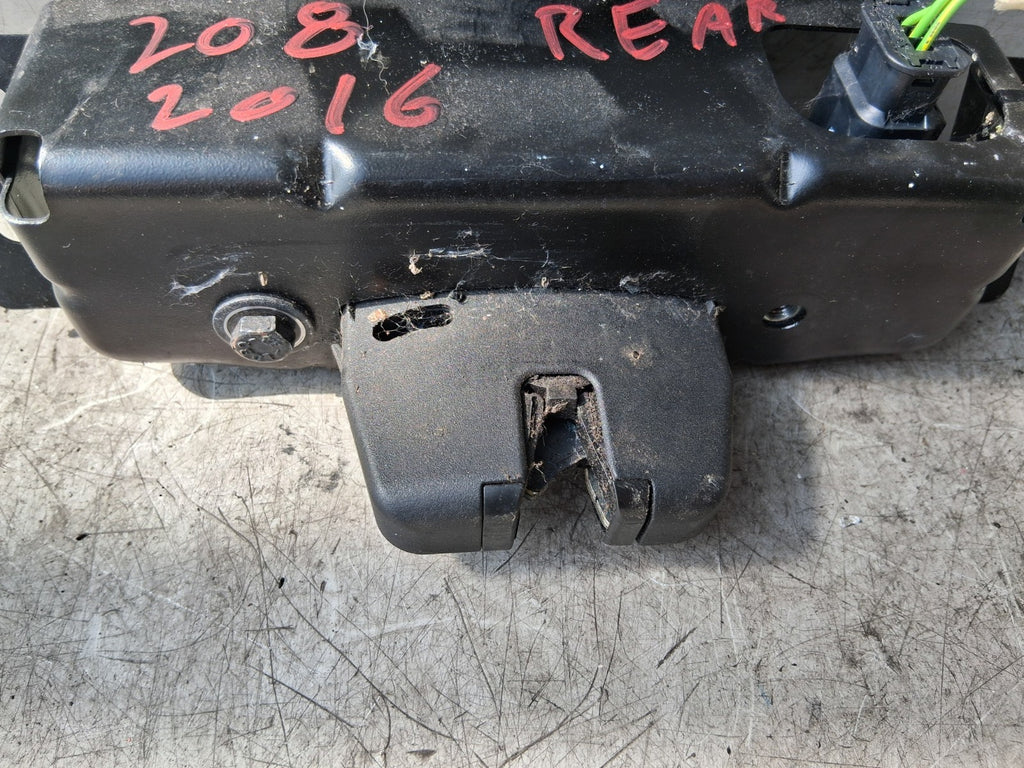 2016 PEUGEOT 208 REAR BOOTLID TAILGATE BOOT LOCK MECHANISM 9151487499