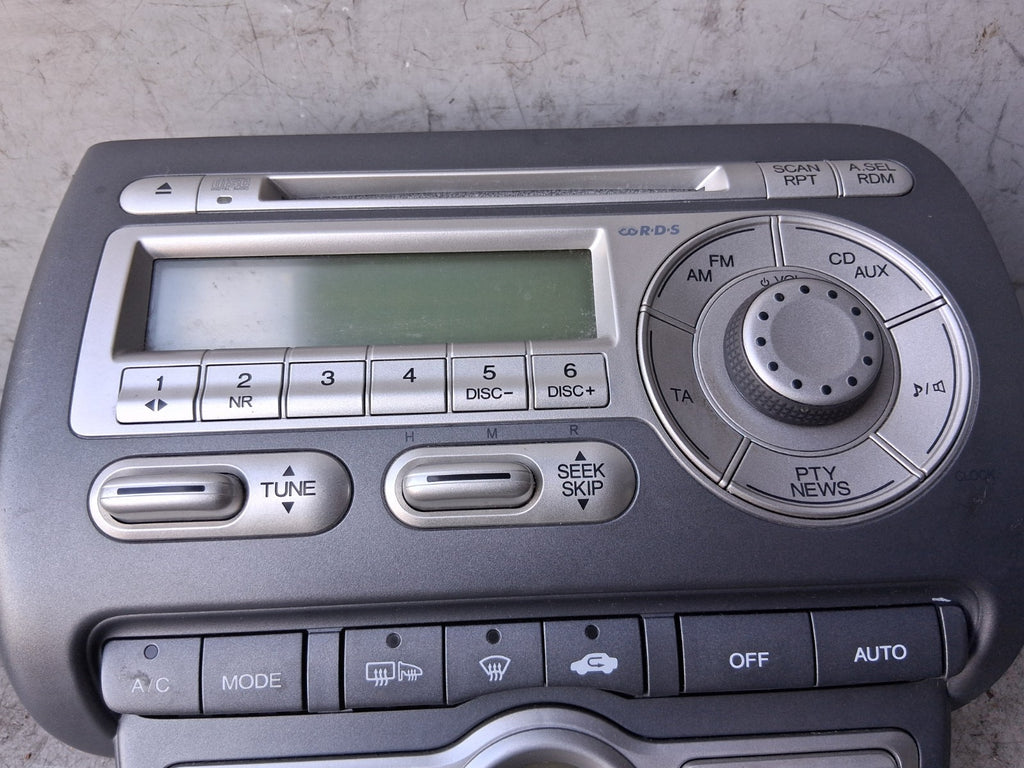 2007 HONDA JAZZ MK2 RADIO STEREO HEAD UNIT WITH CLIMATE CONTROL PANEL 39100SAAE4