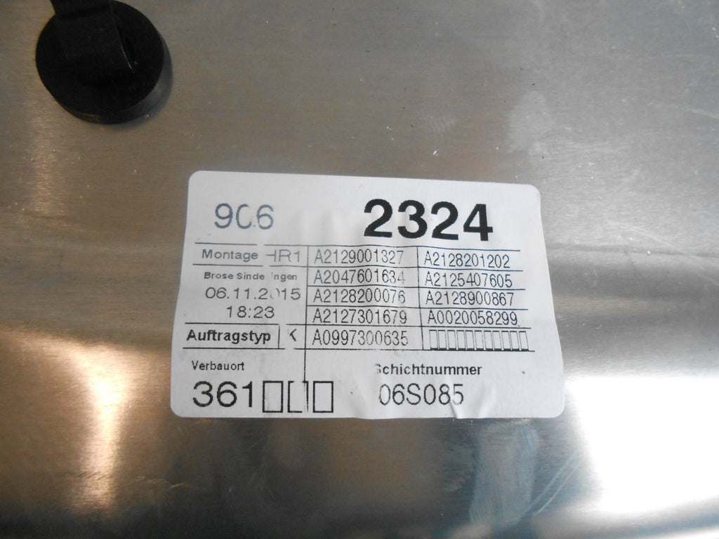 MERCEDES E CLASS W212 OSR DRIVER SIDE REAR WINDOW REGULATOR MECH