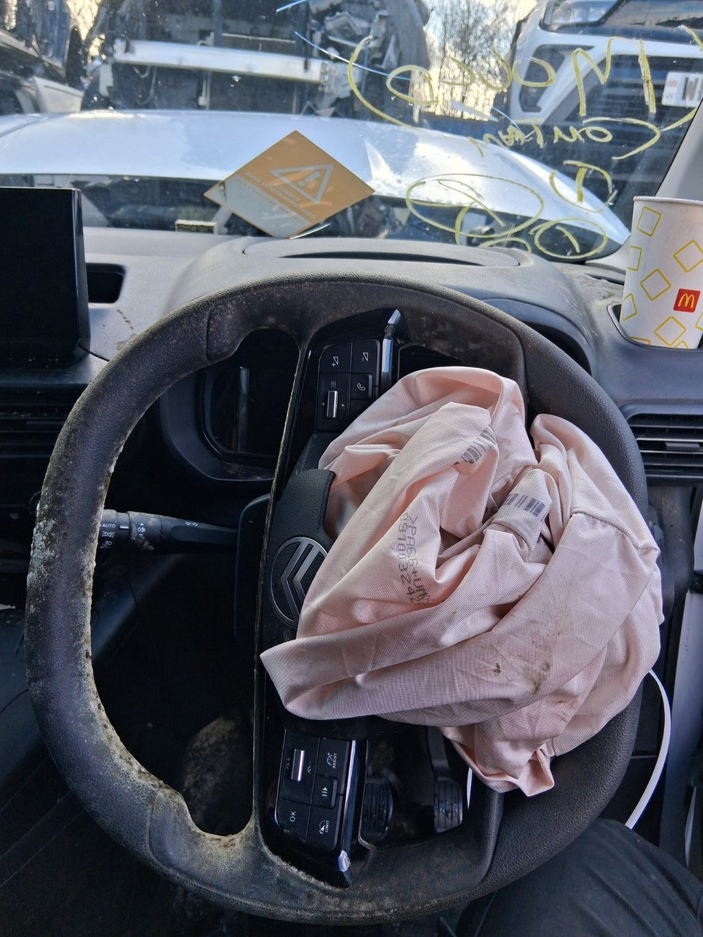 2024 CITROEN BERLINGO MK3 K9 MULTIFUNCTION STEERING WHEEL