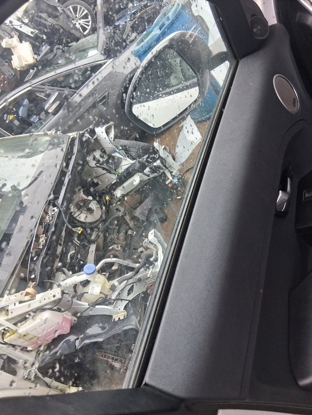 2015 RANGE ROVER EVOQUE L538 NSF PASSENGER SIDE FRONT LEFT WINDOW GLASS