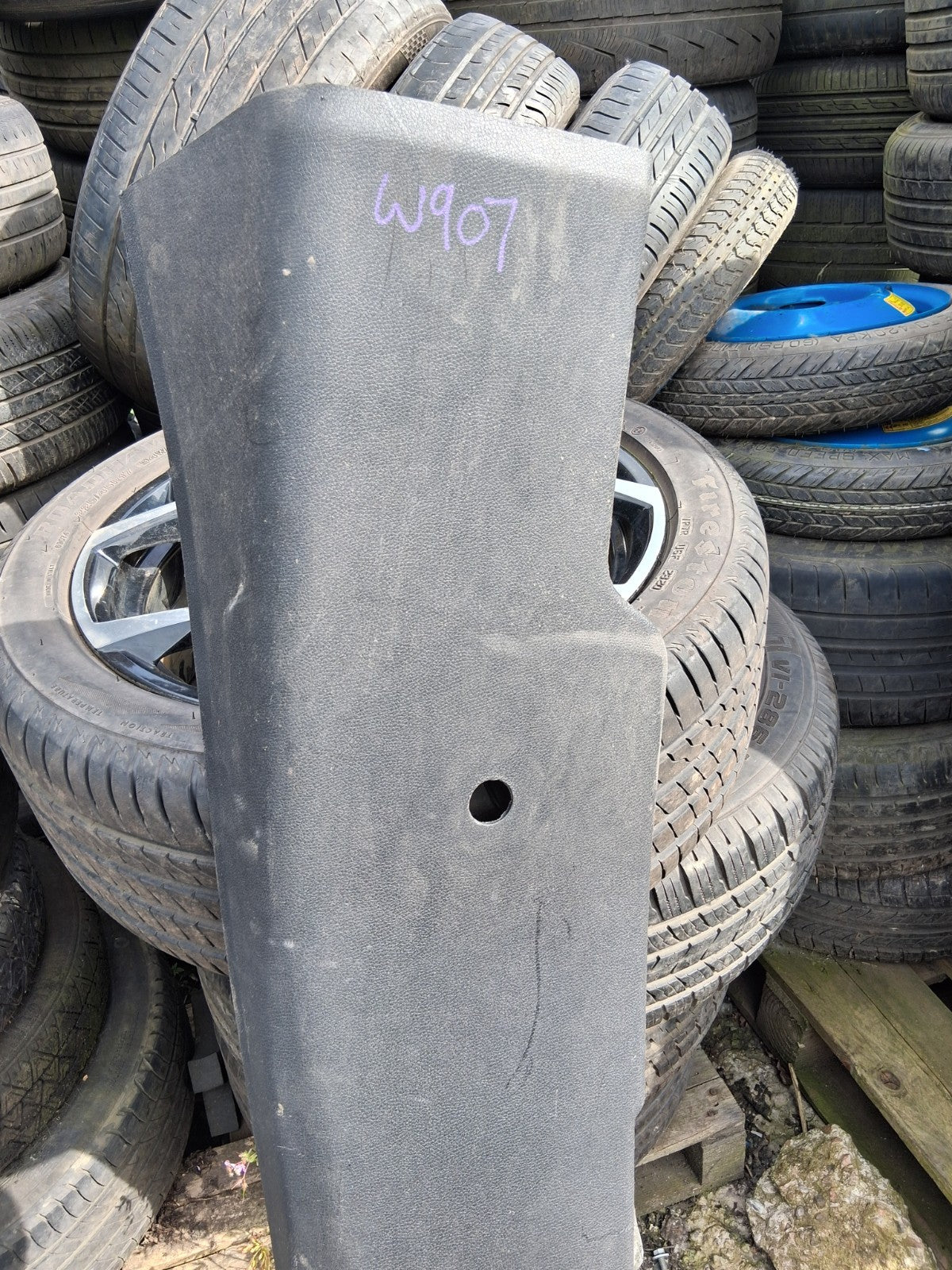 2020 MERCEDES SPRINTER W907 NSF PASSENGER LEFT B PILLAR TRIM PANEL A9106901800