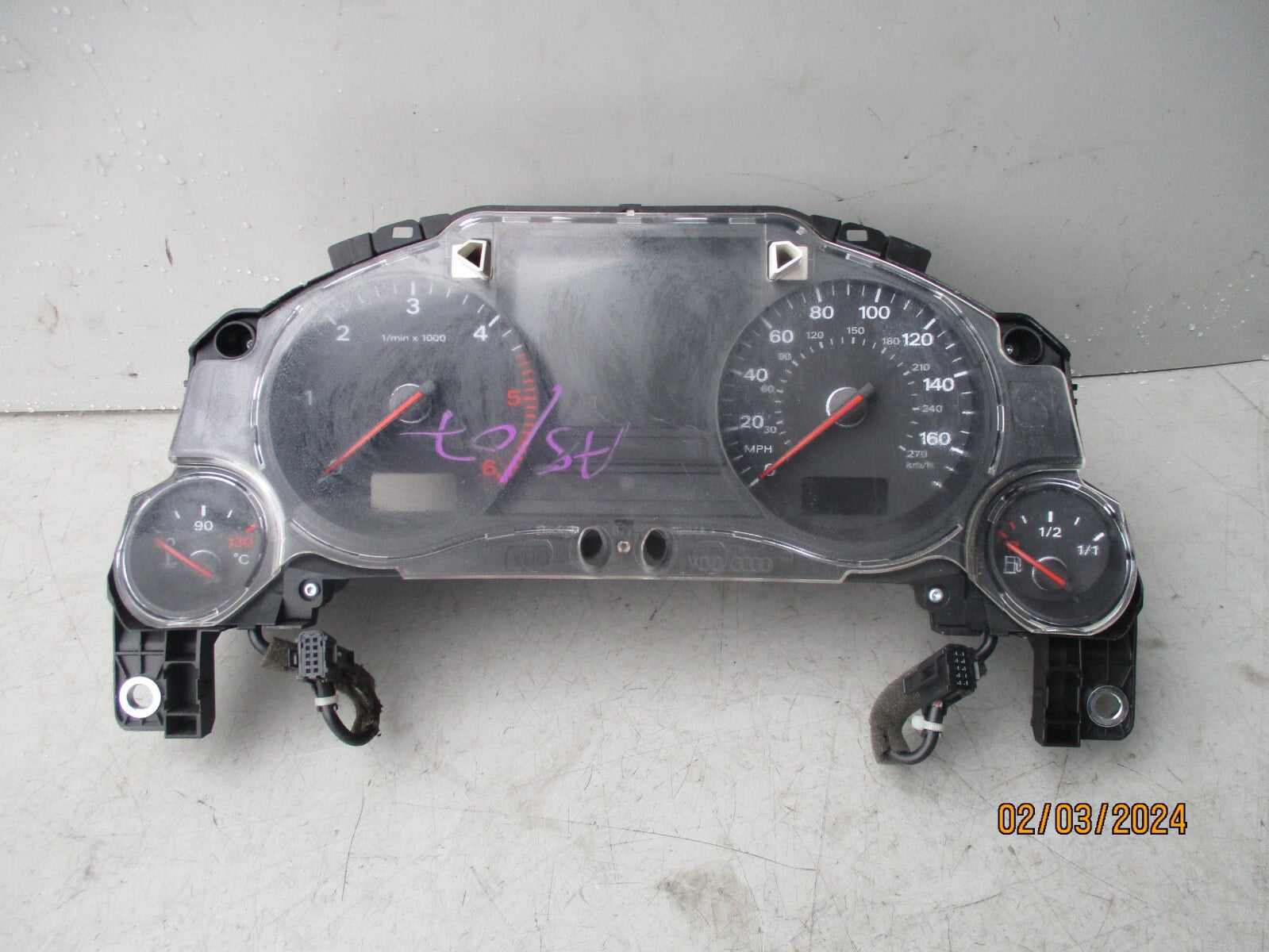 AUDI A8 4E 2008 3.0 DIESEL SPEEDO SPEEDOMETER INSTRUMENT CLUSTER 4E0920951B