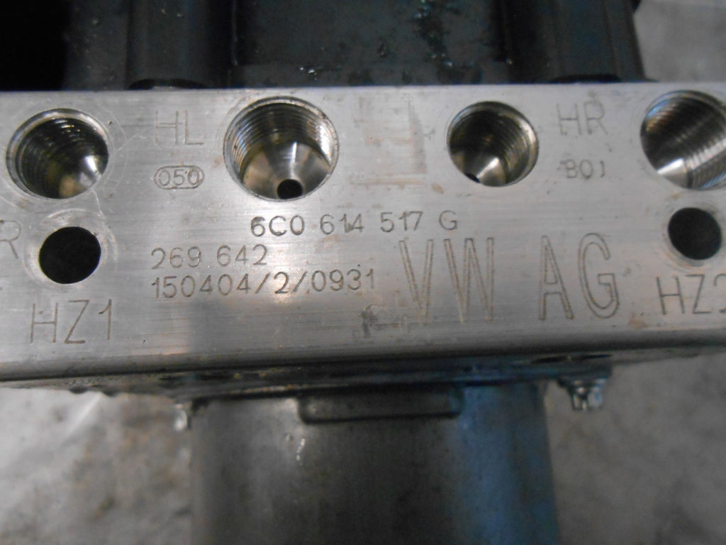 VW VOLKSWAGEN POLO 6C (MK5) ABS PUMP & CONTROL MODULE 6C0614517G