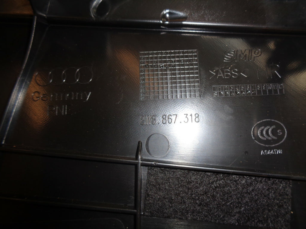 AUDI A5 2017 MK2 8W6 2.0 DIESEL OSR DRIVER SIDE REAR DOOR DOOR CARD 8W8867318