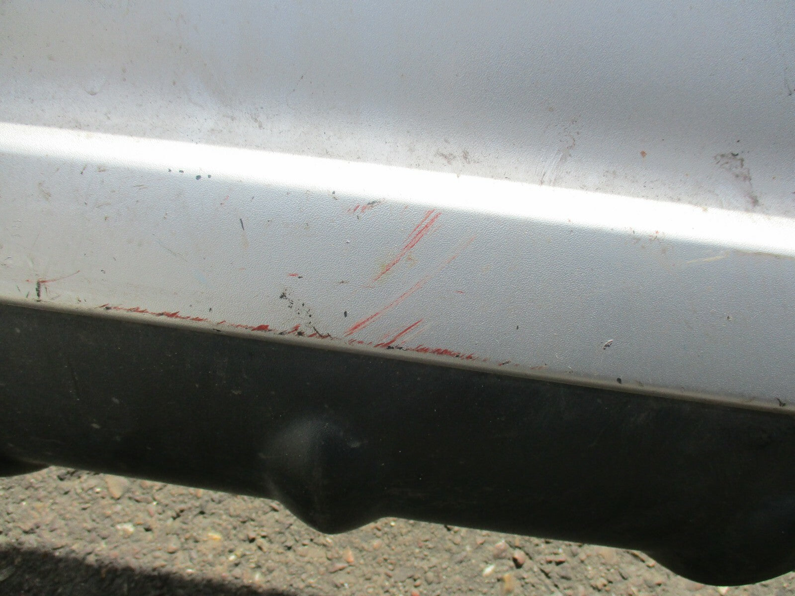 CHEVROLET MATIZ 2003 REAR BUMPER SILVER
