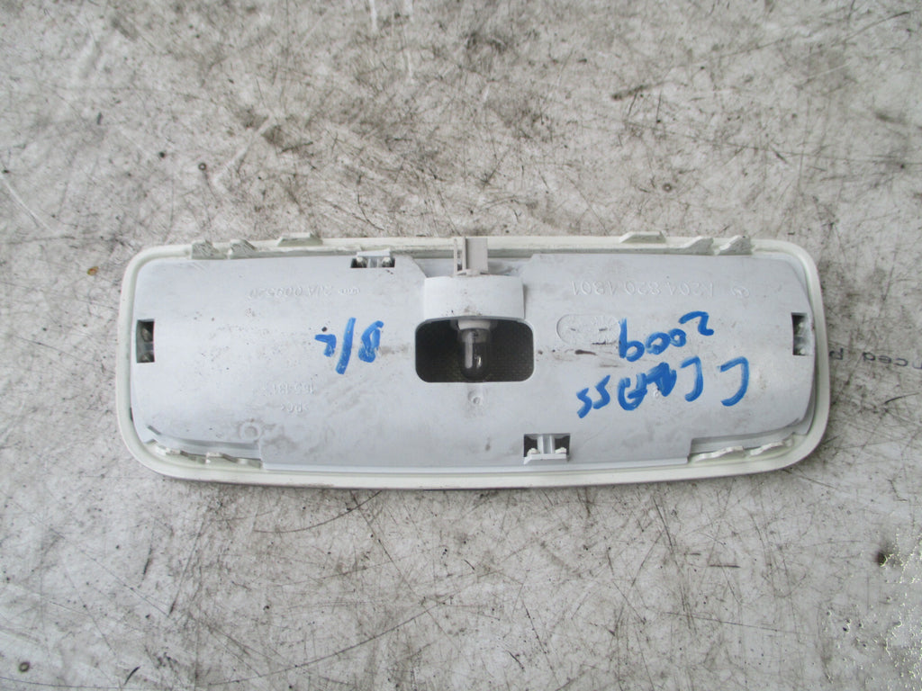 MERCEDES BENZ C CLASS W204 2009 INTERIOR ROOF READING LIGHT A2048204801