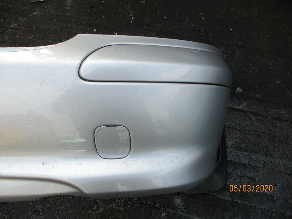 NISSAN ALMERA 2002 COMPLETE REAR BACK PLASTIC BUMPER MUD FLAP GUARD SILVER