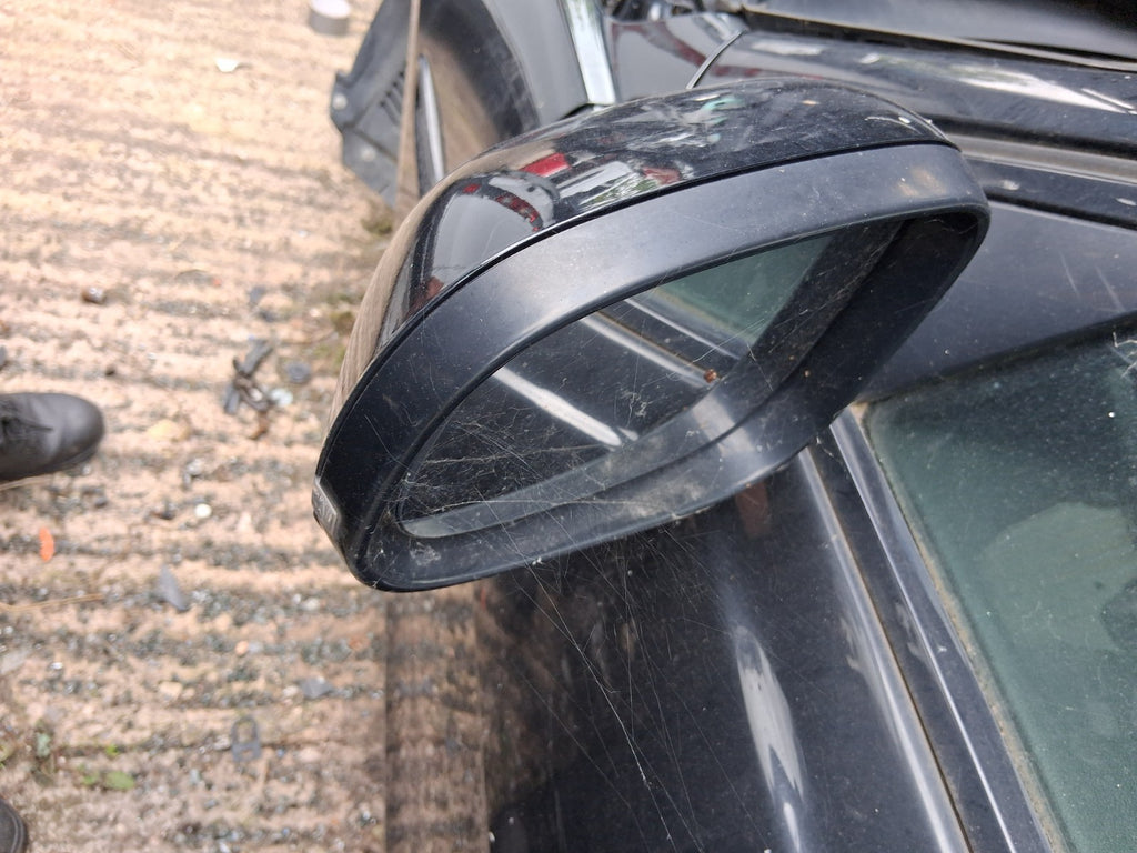 2017 JAGUAR XE NSF PASSENGER SIDE FRONT LEFT ELECTRIC WING MIRROR BLACK