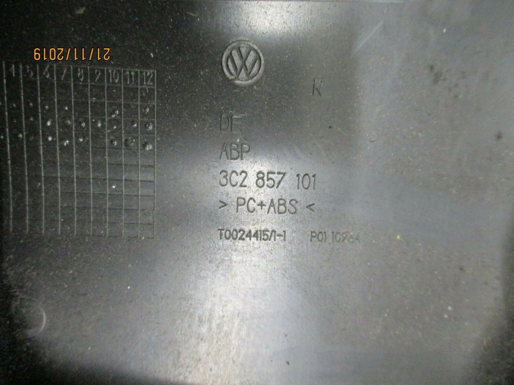 VW VOLKSWAGEN PASSAT B6 2008 INTERIOR STORAGE GLOVEBOX COMPARTMENT 3C2857101