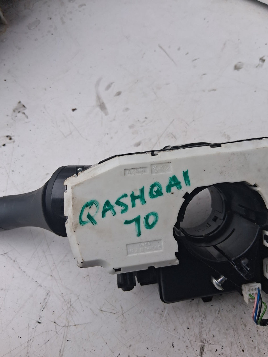 2020 NISSAN QASHQAI  INDICATOR WIPER SWITCH STALK SQUIB RING 255544EA0D
