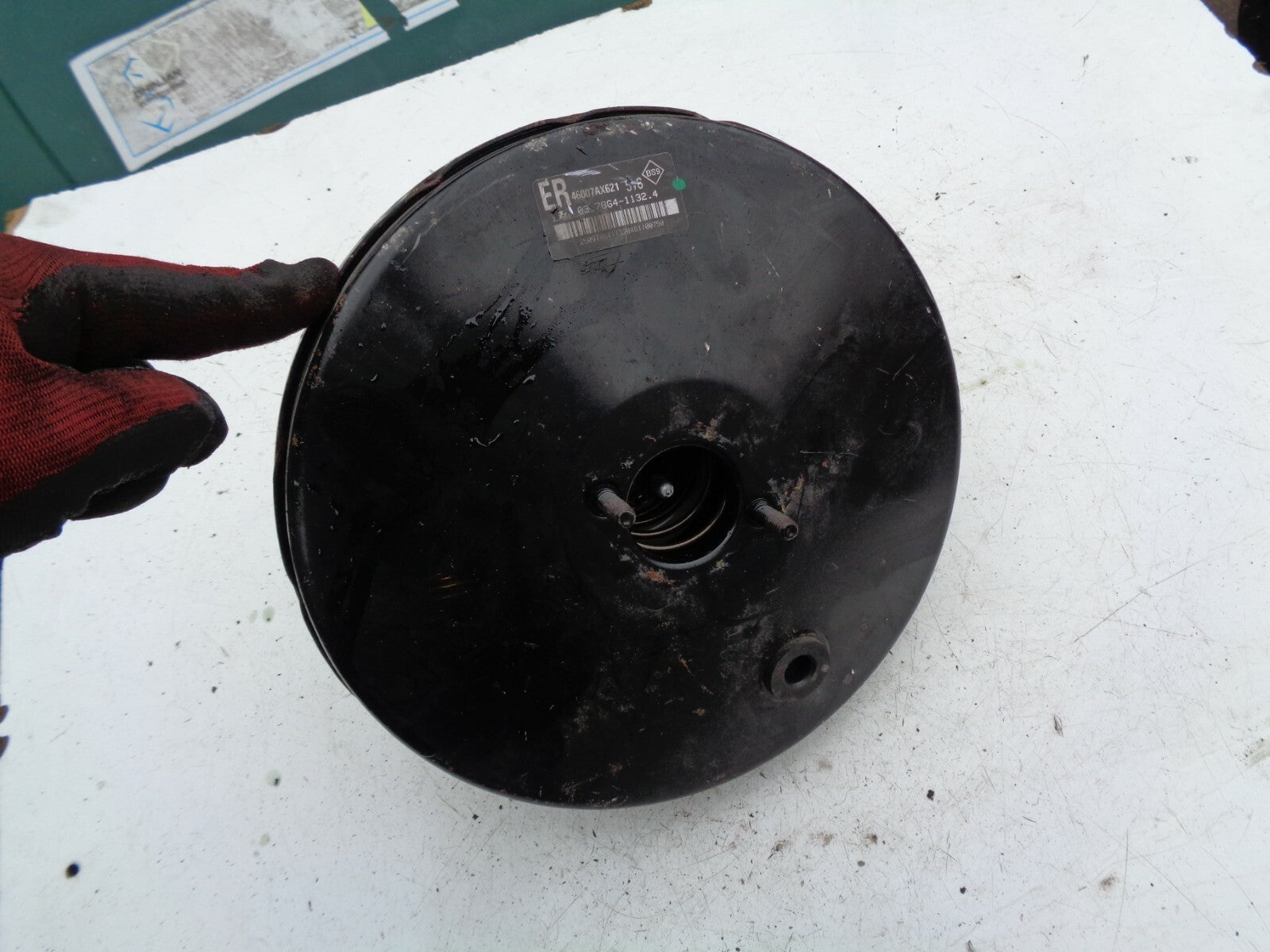 NISSAN NOTE 2011 BRAKE MASTER SERVO DRUM ONLY 46007AX621