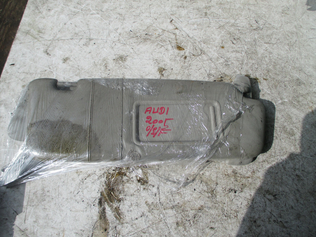 AUDI A3 2005 NSF OSF PASSENGER DRIVER SIDE FRONT SUN SHADE VISOR SET MIRROR GREY