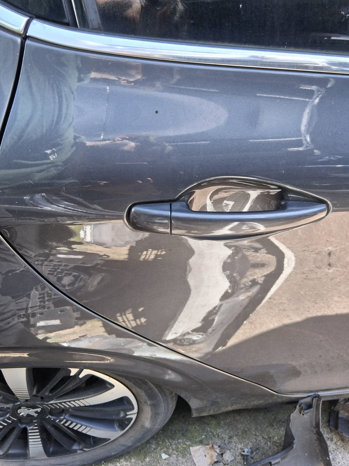 2019 PEUGEOT 208 MK2 OSR DRIVER SIDE REAR RIGHT COMPLETE DOOR GREY
