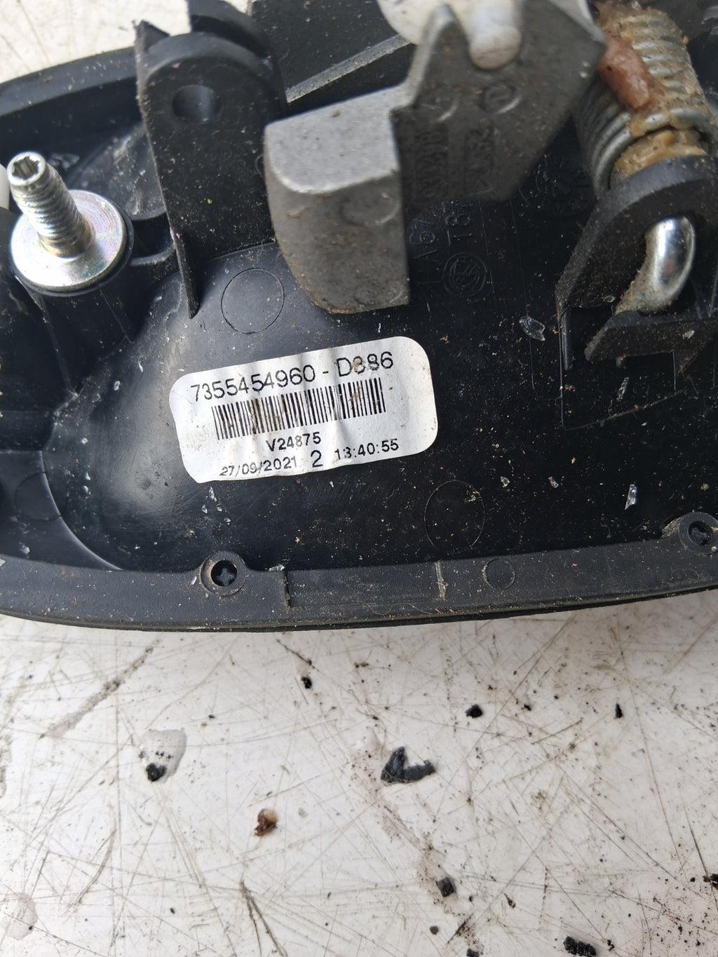 2024 VAUXHALL COMBO D OSF OFF DRIVER RIGHT SIDE EXTERIOR DOOR HANDLE 7355454960