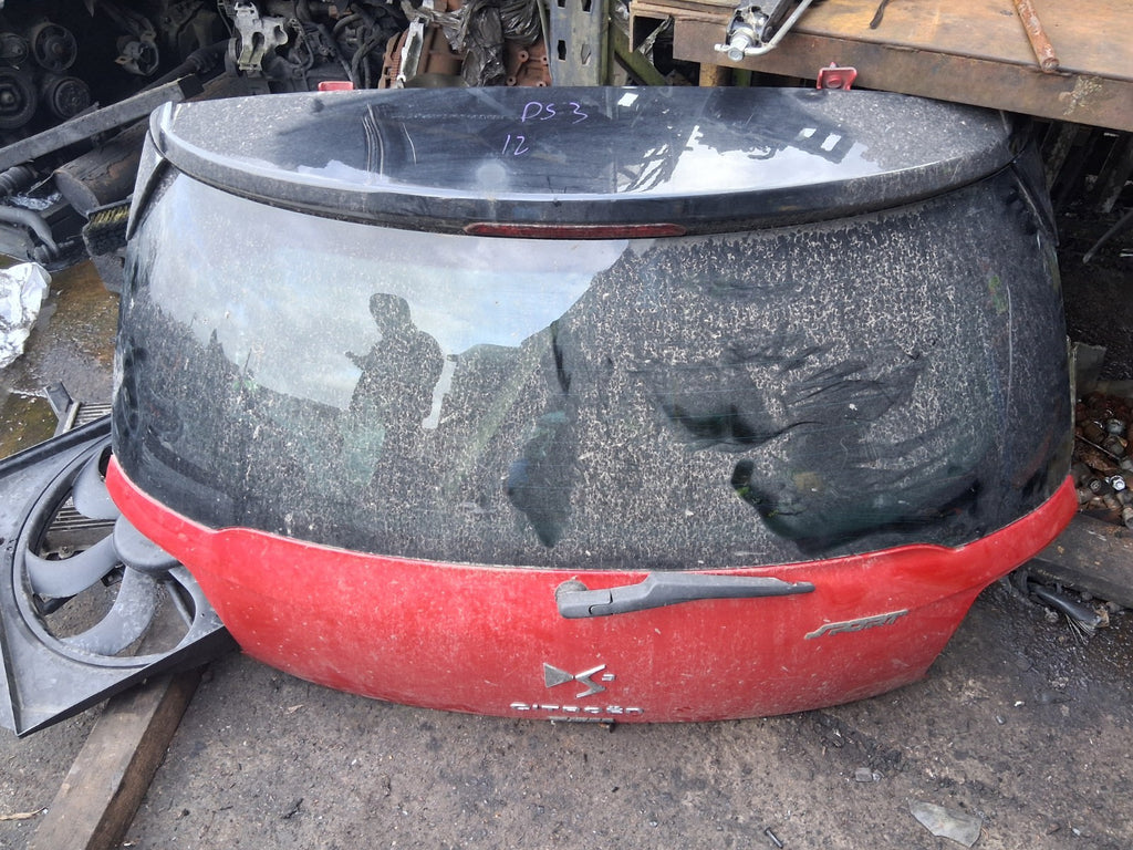 2012 CITROEN DS3 3 DOOR COMPLETE REAR TAILGATE BOOTLID KKN EXY ROUGE ADEN