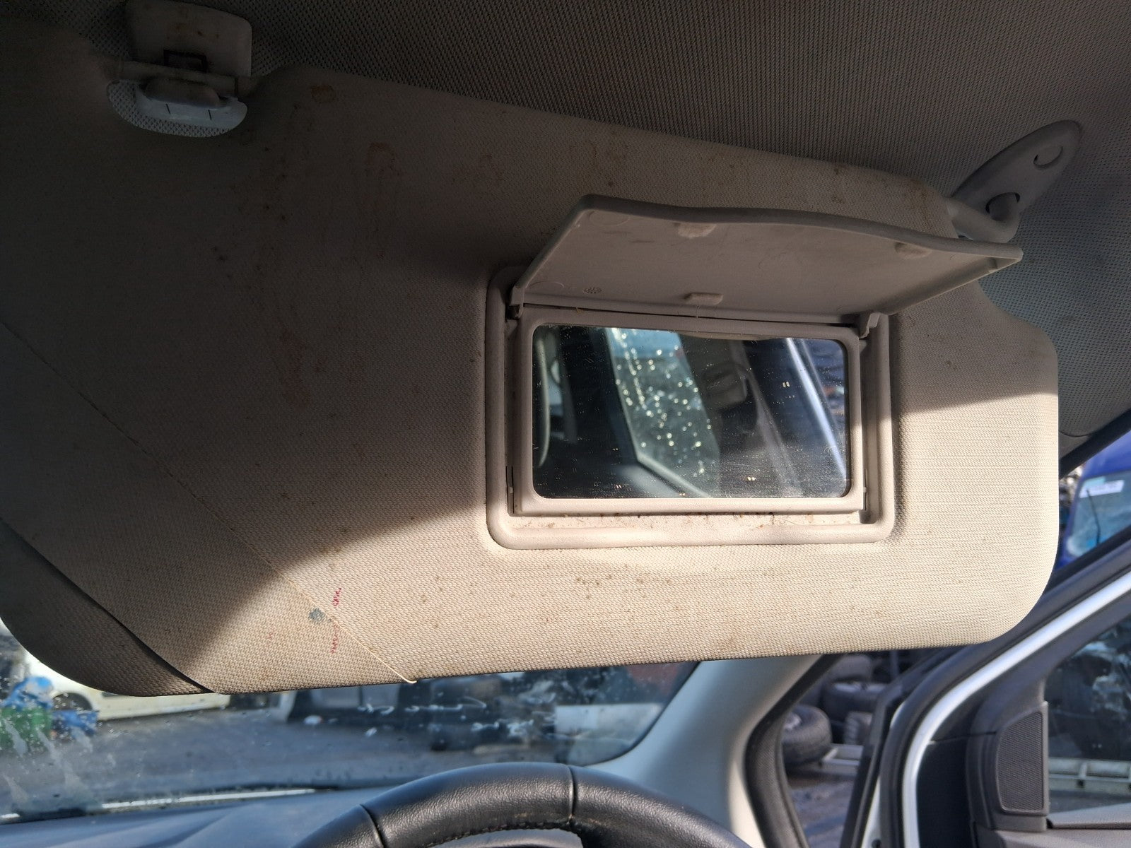 2013 FORD FOCUS MK3 HATCHBACK OSF DRIVER SIDE FRONT RIGHT SUN VISOR SHADE