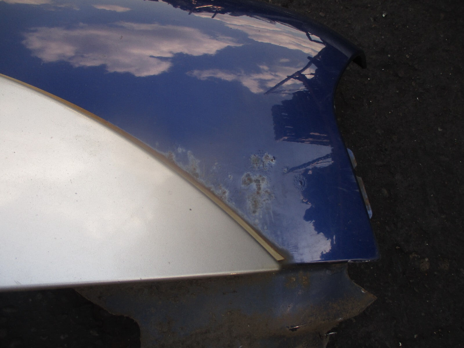 2002 NISSAN NAVARA D22 OSF DRIVER SIDE FRONT RIGHT WING PANEL