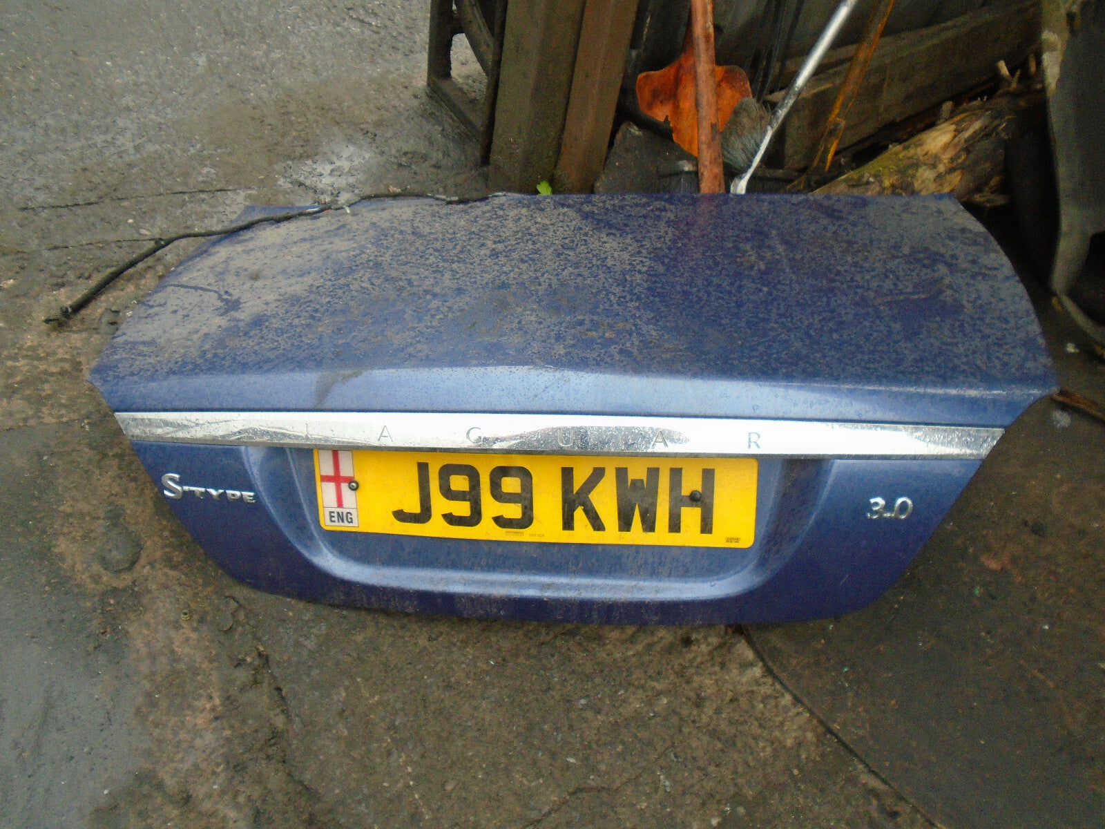 JAGUAR S TYPE 2004 - 2007 FACELIFT COMPLETE BOOTLID TAILGATE BLUE BLUE BOOT LID