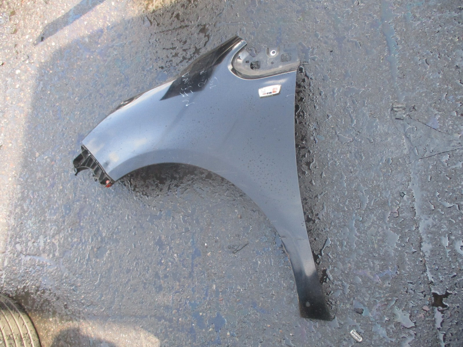 VAUXHALL MERIVA B 2011 NS PASSENGER SIDE WING PANEL BLACK