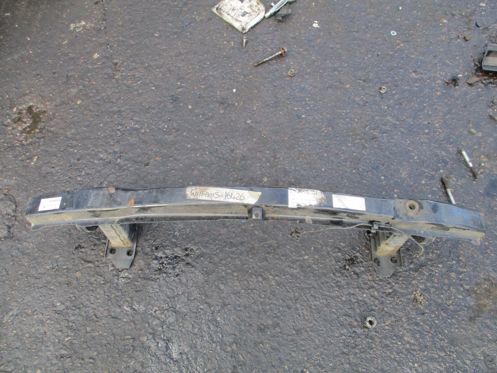 2005 BMW 3 SERIES E90 FRONT BUMPER REINFORCING CRASH BAR 51117146645