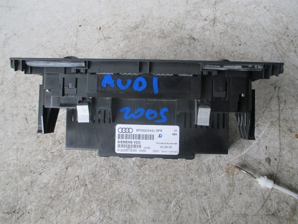 AUDI A3 8P 2005 HEATER AIR CONDITION CLIMATE CONTROL 8P0820043J