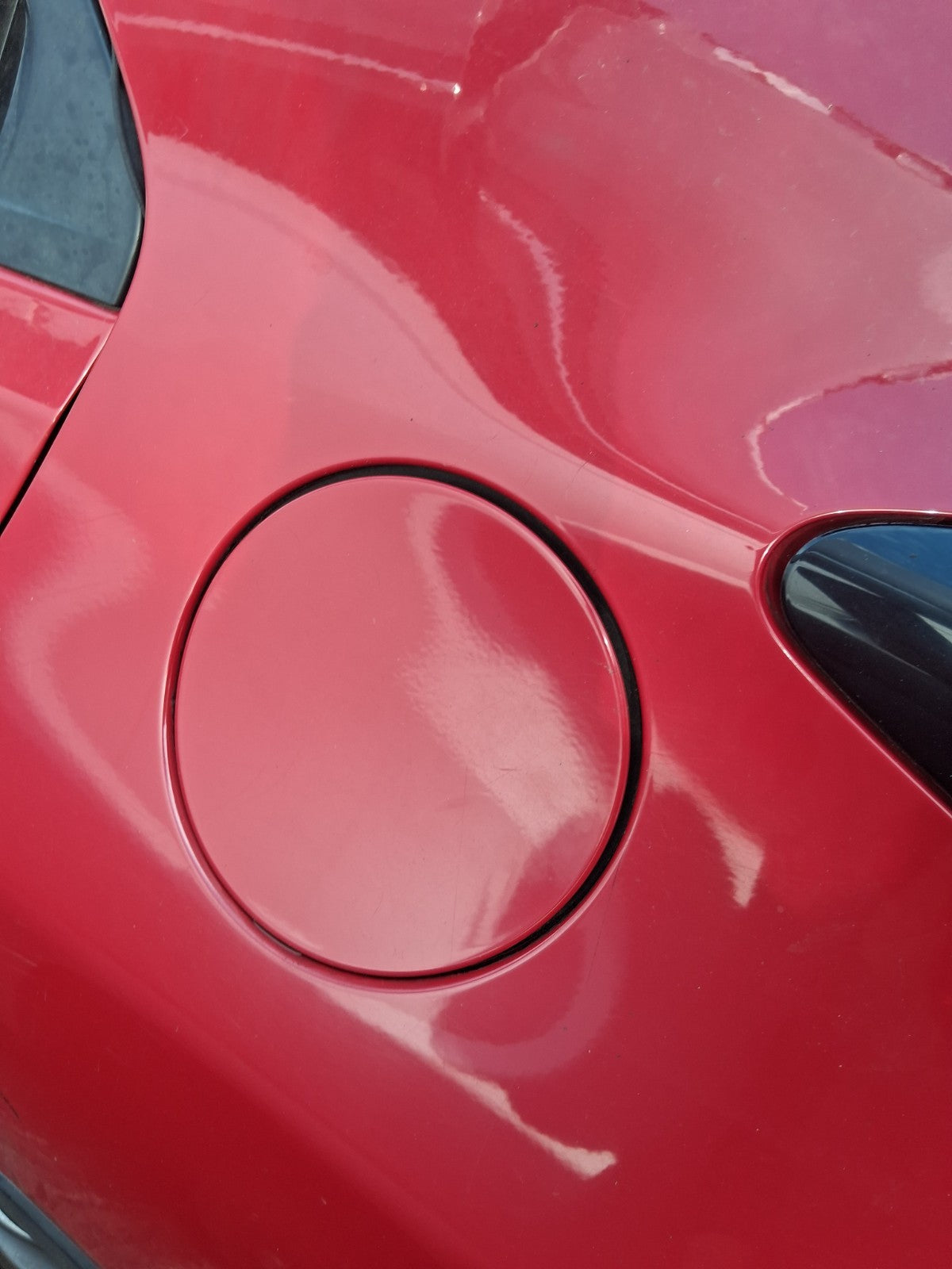 2016 HONDA CIVIC MK9 FACELIFT HATCHBACK FUEL FLAP LID COVER MILANO RED R81